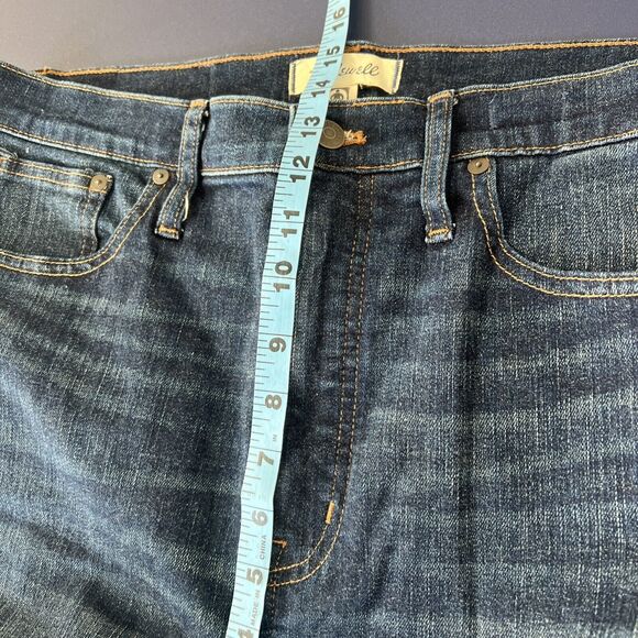 Madewell Womens 32 Fair Trade Dark Wash Classic‎ Stretch Skinny Flare Jean - Picture 6 of 11